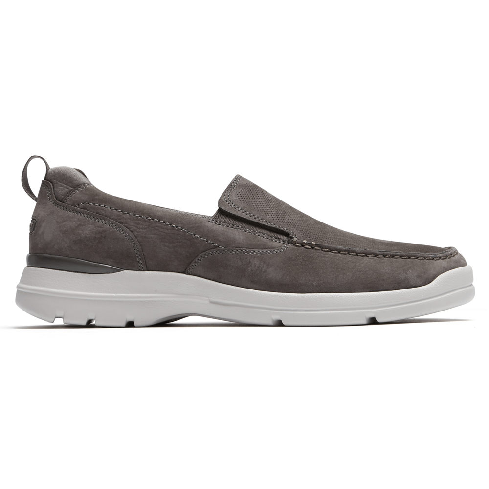 Rockport Slip-Ons Herre Mørke Grå - City Edge - LDRF16075